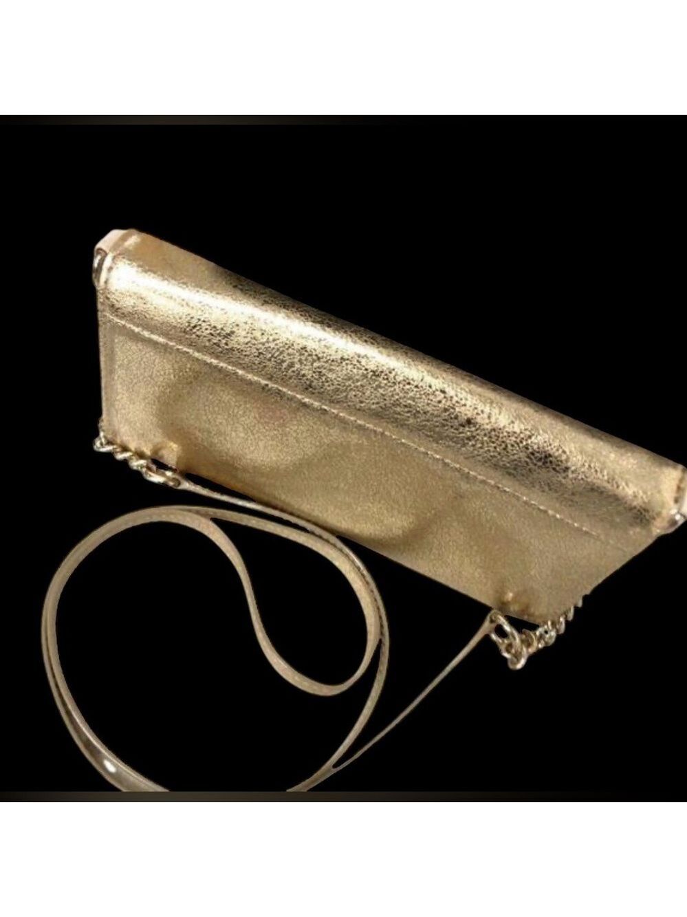 Kate Spade Kylie Harrison St Gold Wallet On Chain WOC Crossbody - Picture 9 of 16